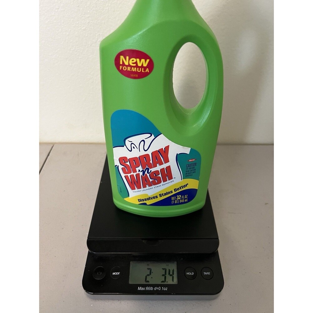 Vintage 1994 Dow Spray n Wash Laundry Stain Remover Spray 32 oz Made In USA - Picture 6 of 6